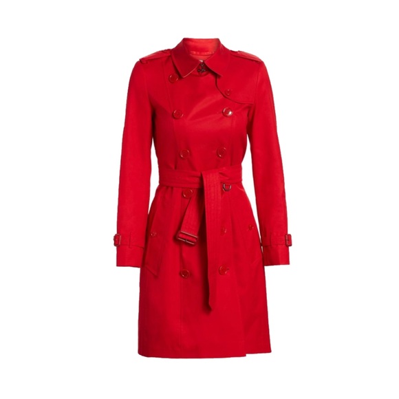 Beautiful Red Burberry Trench